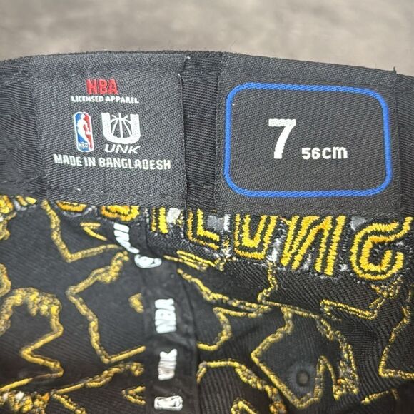 Vintage Adult Unisex New Orleans Hornets NBA Black & Yellow Cap Hat Size 7 NEW - Picture 5 of 7